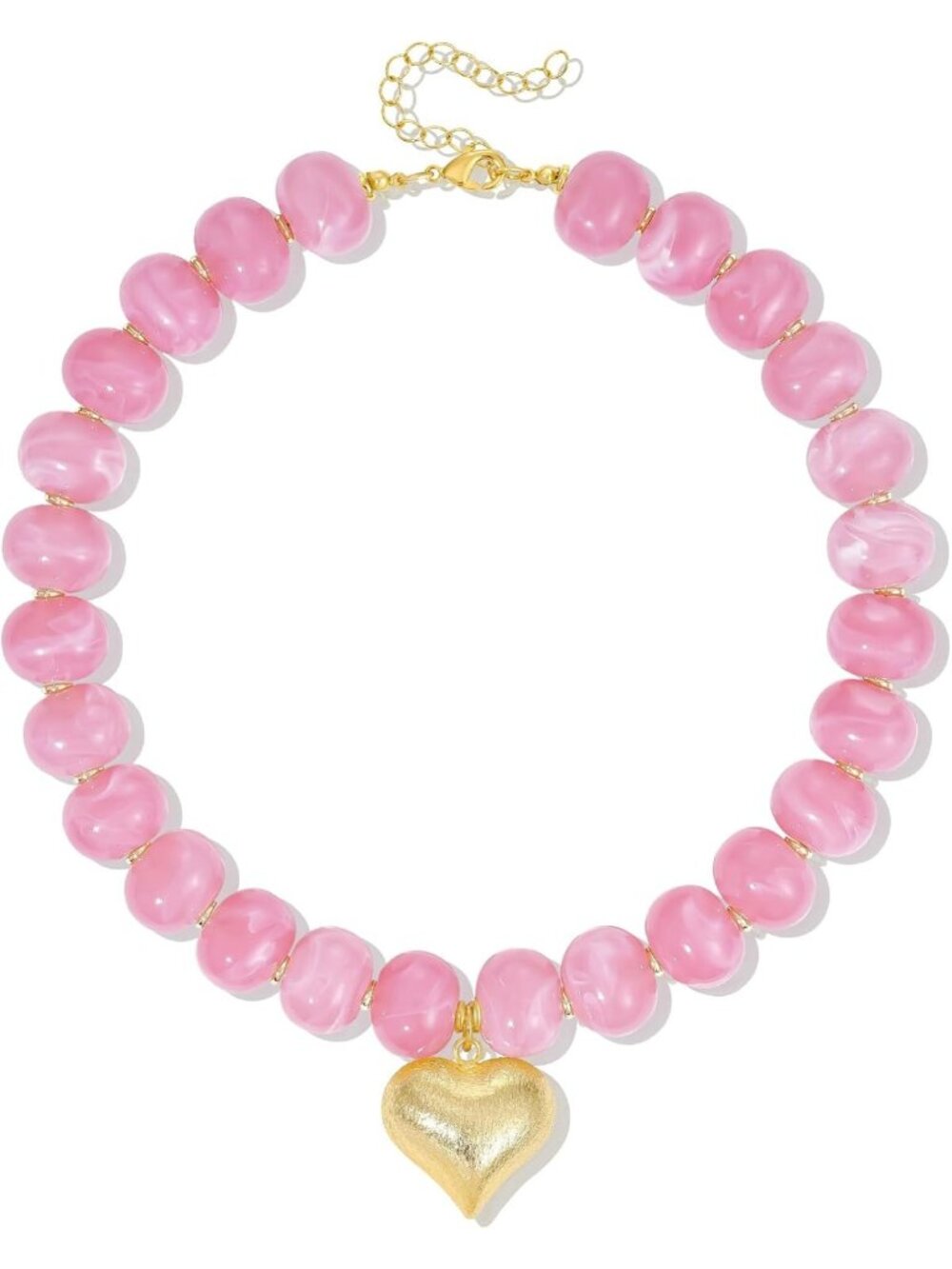 Chunky Resin Beaded Necklace for Women | Statement Jewelry | Trendy Accessories